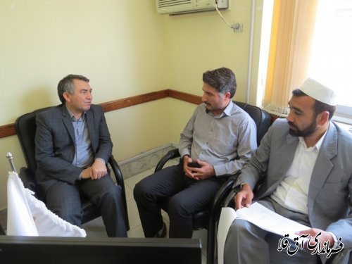 فرماندار شهرستان آق قلا از بانکهای عامل شهرستان بازدید کرد
