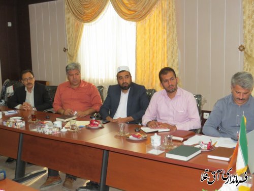 دومین جلسه کارگروه تنظیم بازار شهرستان آق قلا برگزار شد