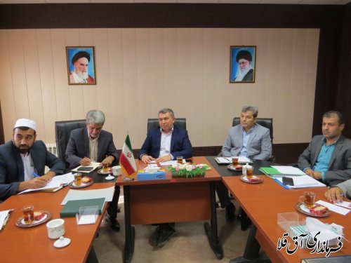 جلسه کمیته فنی ستاد اشتغال شهرستان آق قلا برگزار شد