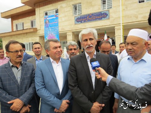 مدرسه 12 کلاسه خیر ساز شهر آق قلا با اعتبار 14 میلیارد ریال به بهره برداری رسید