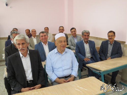 مدرسه 12 کلاسه خیر ساز شهر آق قلا با اعتبار 14 میلیارد ریال به بهره برداری رسید