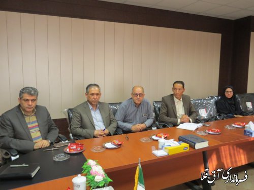 هفتمین جلسه کارگروه تنظیم بازار شهرستان آق قلا برگزار شد