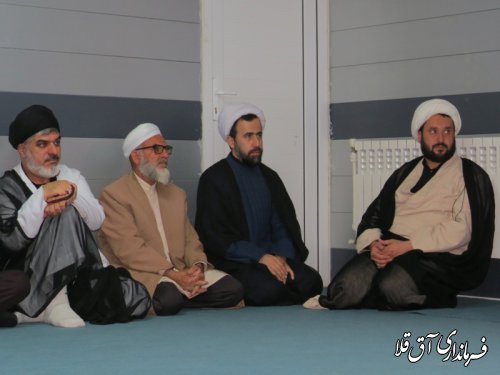 مراسم عزاداری سید الشهداء در فرمانداری شهرستان آق قلا برگزار شد