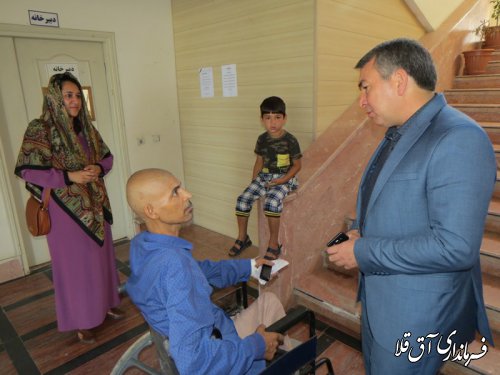 ملاقات عمومی فرماندار شهرستان آق قلا برگزار شد