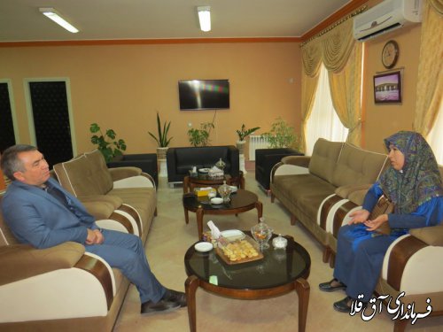 ملاقات عمومی فرماندار شهرستان آق قلا برگزار شد