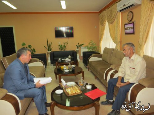 ملاقات عمومی فرماندار شهرستان آق قلا برگزار شد