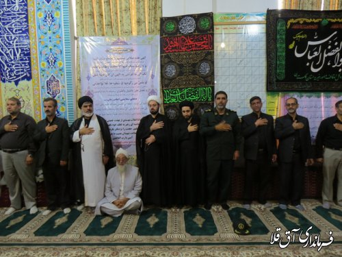 مراسم دسته روی و عزاداری دهه محرم در شهر آق قلا برگزار شد