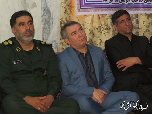 مراسم دسته روی و عزاداری دهه محرم در شهر آق قلا برگزار شد