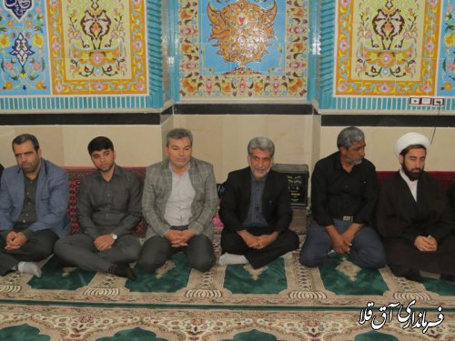 مراسم دسته روی و عزاداری دهه محرم در شهر آق قلا برگزار شد