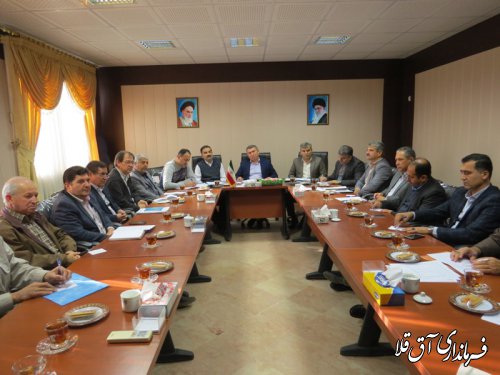 هفدهمین جلسه کارگروه تنظیم بازار شهرستان آق قلا برگزار شد