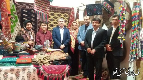 بازدید فرماندار شهرستان آق قلا از دوازدهمین جشنواره بین الملی فرهنگ اقوام