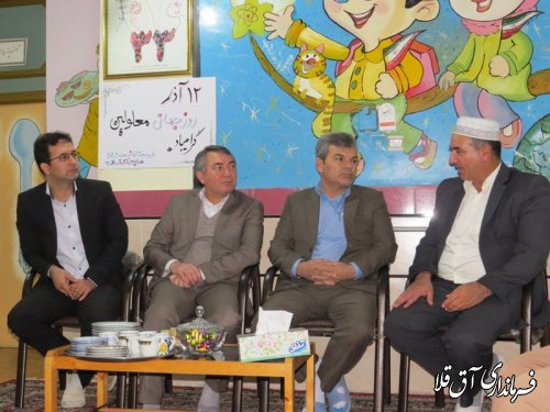 بازدید نماینده عالی دولت از مراکز آموزشی و توانبخشی"هدایت"و"دایان"شهرستان آق قلا