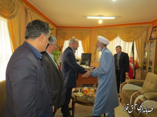 نماینده عالی دولت در استان به همراه هیات همراه در شهرستان آق قلا حضور یافتند