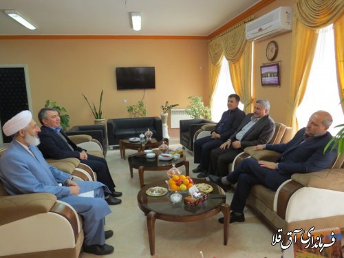 نماینده عالی دولت در استان به همراه هیات همراه در شهرستان آق قلا حضور یافتند
