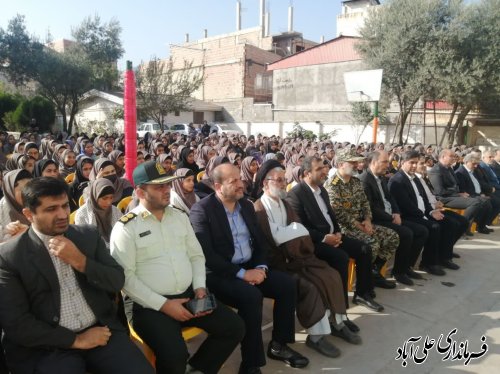 آئین بازگشایی مدارس‌ سال تحصیلی جدید در شهرستان علی آبادکتول برگزار شد.