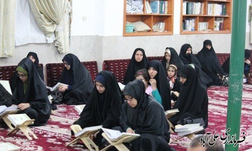 مراسم معنوی گلشن وحی درمسجد جامع علی آباد کتول