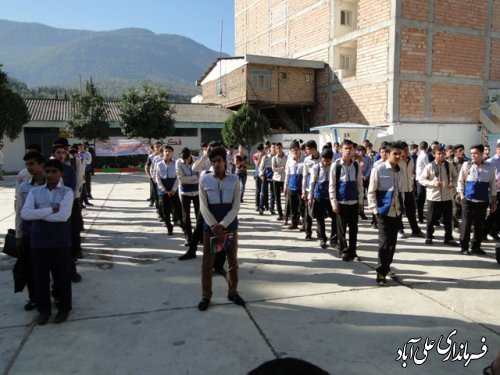 زنگ بازگشایی مدارس درعلی آباد کتول نواخته شد