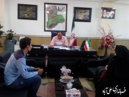 ملاقات مردمی فرماندار شهرستان علی آباد کتول برگزار شد