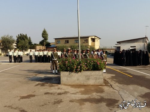 آیین صبحگاه مشترک به مناسبت هفته نیروی انتظامی برگزارشد