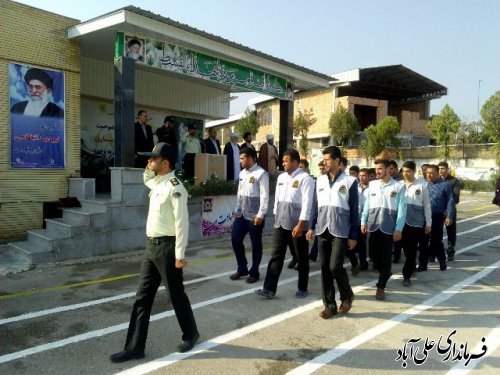 آیین صبحگاه مشترک به مناسبت هفته نیروی انتظامی برگزارشد