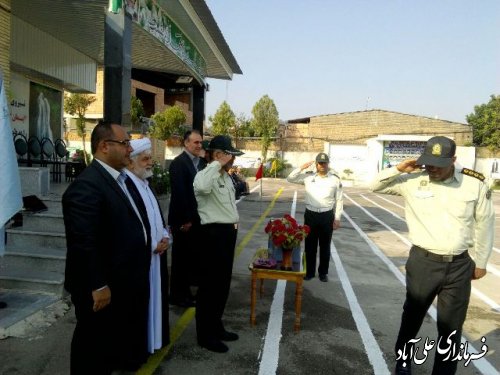 آیین صبحگاه مشترک به مناسبت هفته نیروی انتظامی برگزارشد