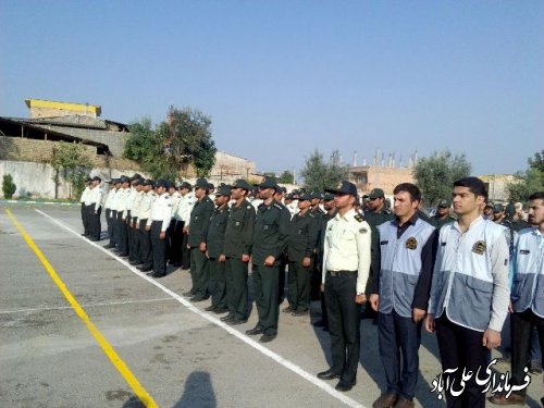 آیین صبحگاه مشترک به مناسبت هفته نیروی انتظامی برگزارشد