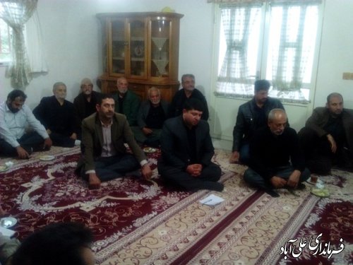 جلسه گازرسانی روستای کوهستانی افراتخته باحضور فرماندار