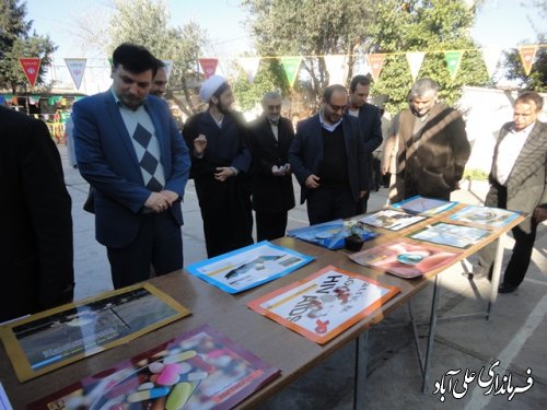 زنگ انقلاب در مدارس علی آباد کتول طنین‌انداز شد