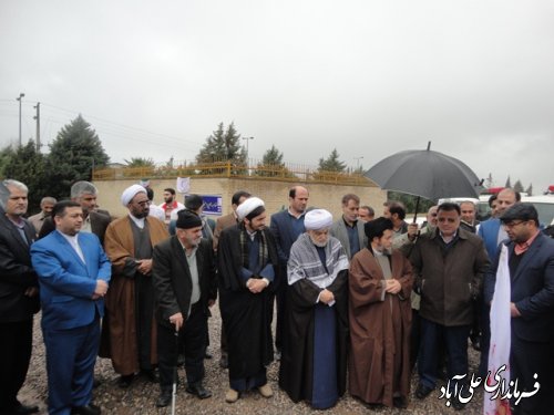 گزرارش تصویری افتتاح پروژه های شهرستان علی آباد کتول باحضورمعاون استاندارگلستان