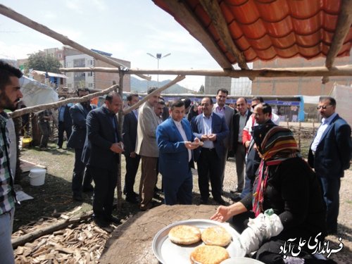 بازدید فرمانداراز کمپهای نوروزی شهرستان علی آباد کتول