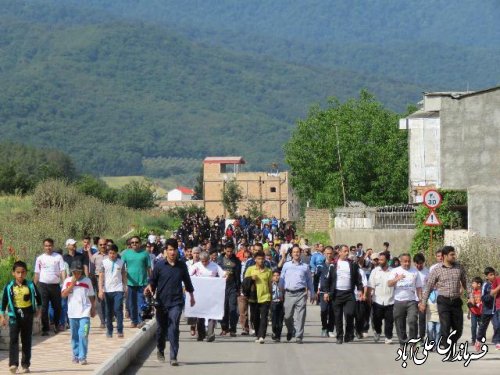 برگزاري همايش پياده روي خانوادگي به مناسبت روز جوان