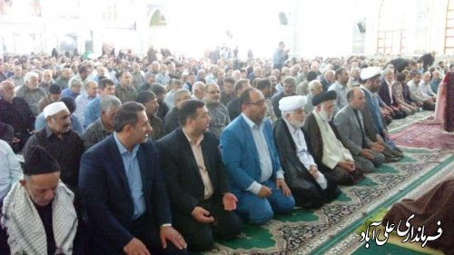 آیین سومین روز شهادت فرهنگی مدافع حرم گلستان در علی آبادکتول 