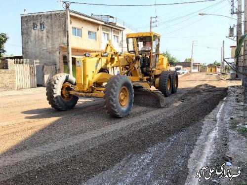 بازدید فرماندار از اجرای طرح هادی روستای قره بلاغ