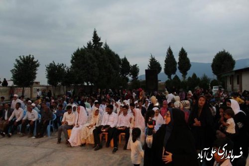 اولین جشنواره ازدواج زوجین  جامعه روستایی باحضورفرماندار