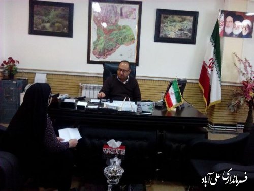 ملاقات مردمی فرماندار شهرستان علی اباد کتول برگزار شد