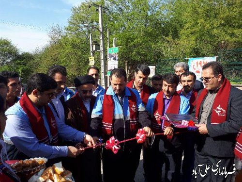 افتتاح نوروزگاه پارک جنگلی کبودوال با حضور فرماندار علی آباد کتول