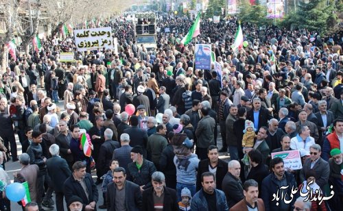 اعلام مسیرهای شش گانه راهپیمایی 22 بهمن ماه در شهرستان علی آبادکتول