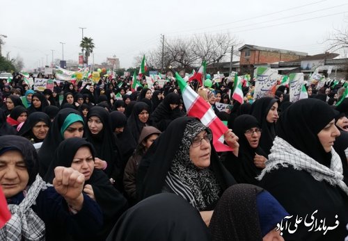 حماسه باشکوه چهلمین سالگرد پیروزی انقلاب اسلامی در شهرستان علی آبادکتول