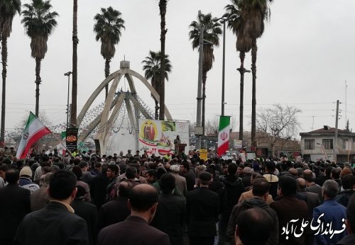 حماسه باشکوه چهلمین سالگرد پیروزی انقلاب اسلامی در شهرستان علی آبادکتول