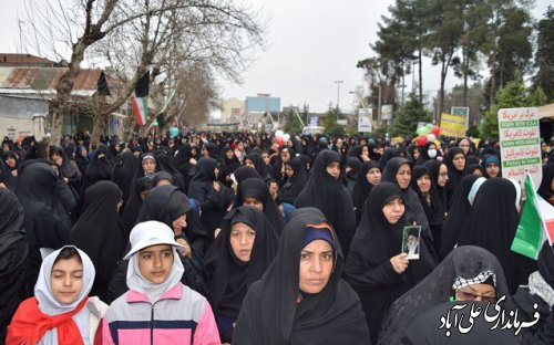 حماسه باشکوه چهلمین سالگرد پیروزی انقلاب اسلامی در شهرستان علی آبادکتول