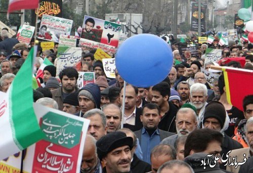 حماسه  باشکوه چهلمین سالگرد پیروزی انقلاب اسلامی در شهر فاضل آباد