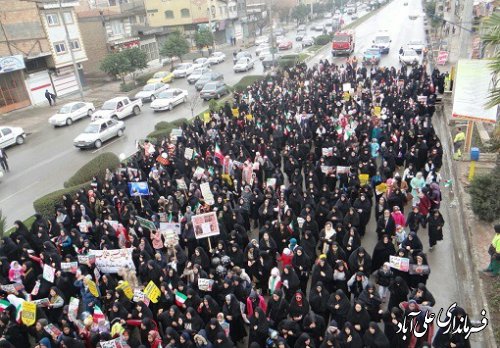 حماسه  باشکوه چهلمین سالگرد پیروزی انقلاب اسلامی در شهر فاضل آباد