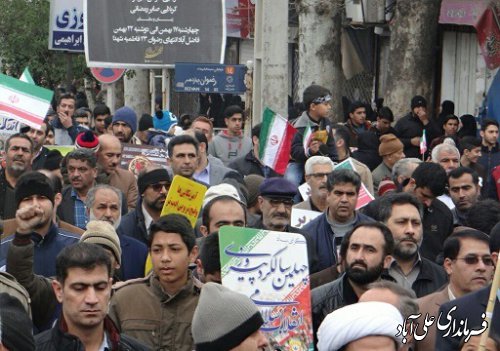 حماسه  باشکوه چهلمین سالگرد پیروزی انقلاب اسلامی در شهر فاضل آباد