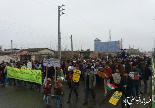 حماسه  باشکوه چهلمین سالگرد پیروزی انقلاب اسلامی در شهر مزرعه کتول