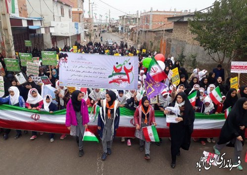 حماسه  باشکوه چهلمین سالگرد پیروزی انقلاب اسلامی ایران در شهر سنگدوین 