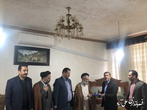 دیدار امام جمعه و فرماندار با سه جانباز گرانقدر شهرستان علی آبادکتول