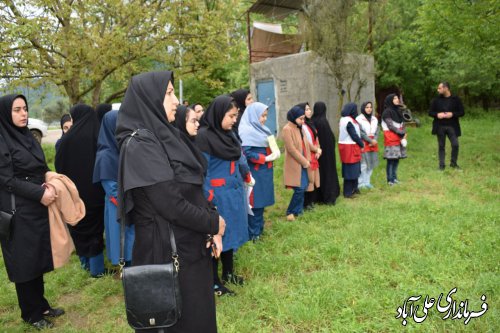 برگزاری مراسم روز هوای پاک در شهرستان علی آبادکتول