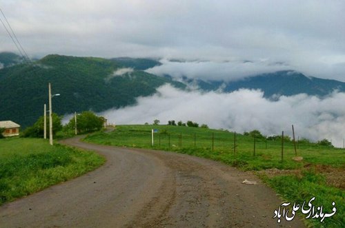 بازگشایی محور روستای میان رستاق