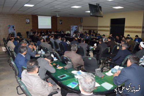 برگزاری دومین جلسه شورای اداری شهرستان علی آبادکتول در سال ۱۳۹۸