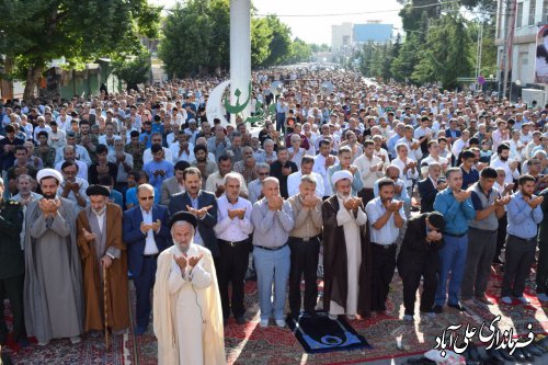 اقامه نماز باشکوه عیدسعید فطر در شهرستان علی آبادکتول